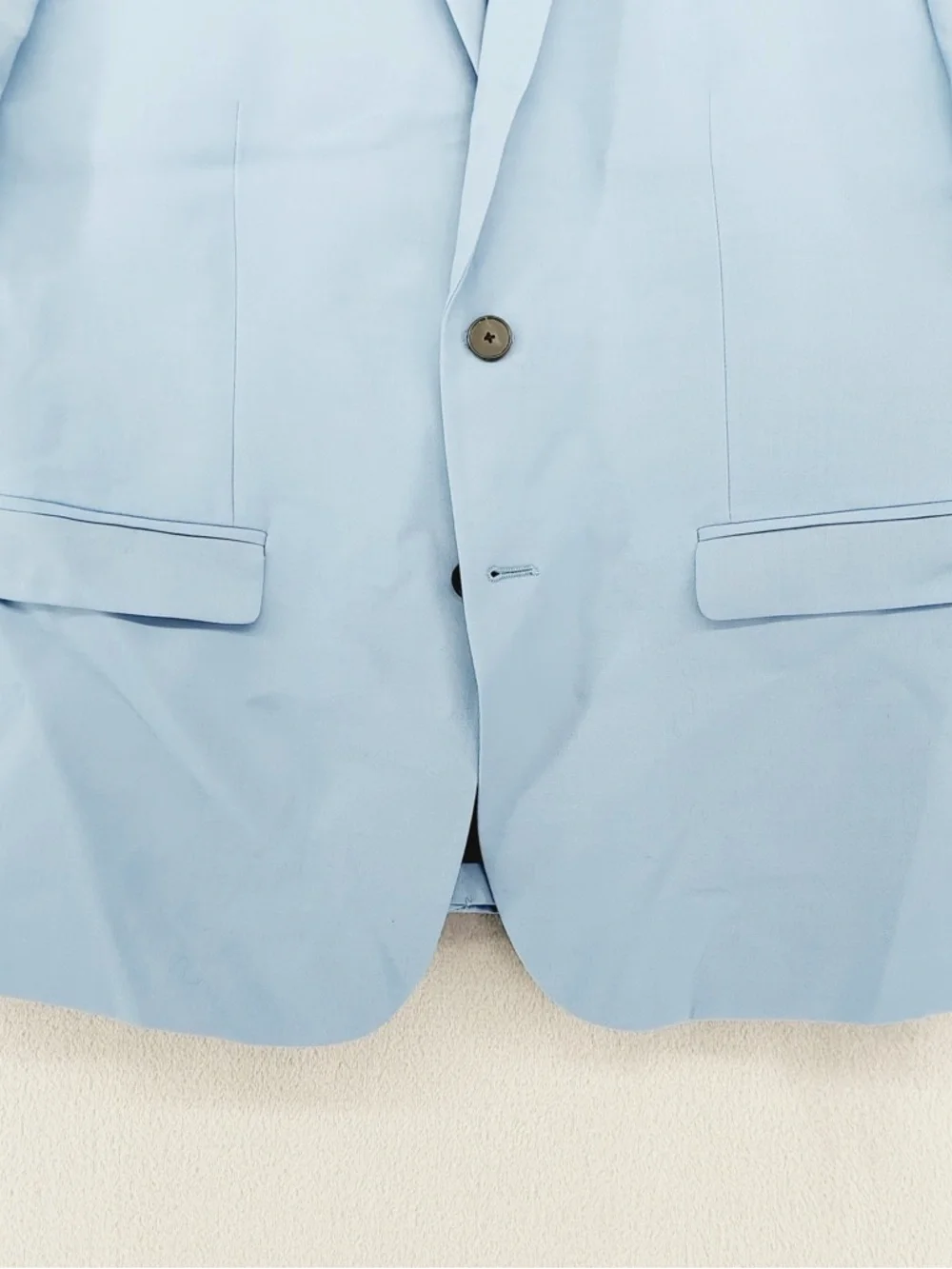 NWT The Kooples Blazer Mens 48 Light Blue Wool Slim Fit Tailored Preppy P5073